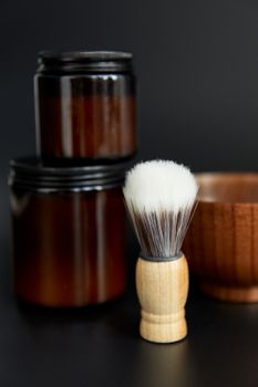 Set za brijanje: kist + posudica